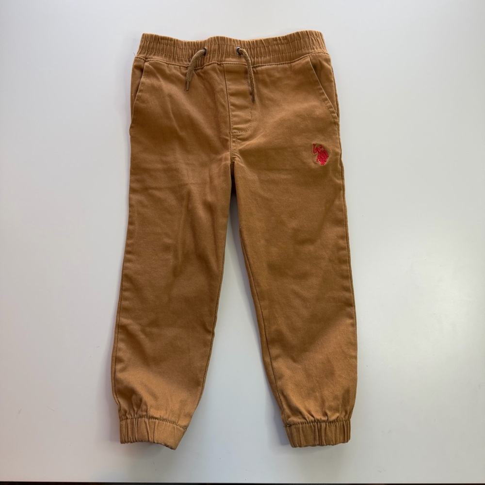 U.S. Polo Assn. Kids Brown Jogger Pants